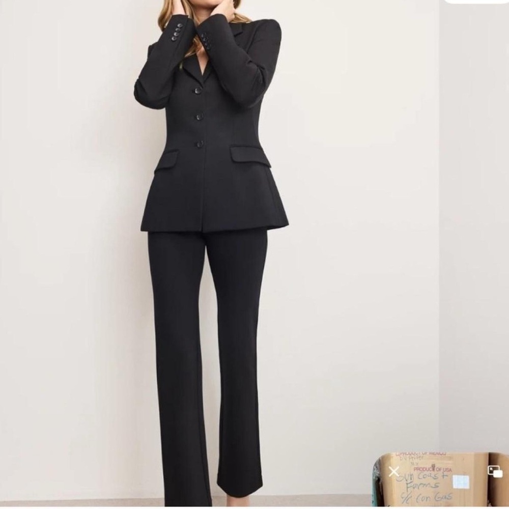 Good American Black Tailored Pantsuit